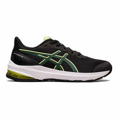Кроссовки ASICS GT-1000 12 GS, размер 4,5 US, черный/зеленый