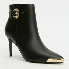 Ботильоны Versace Jeans Couture, размер 39, черный