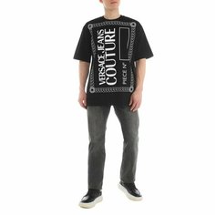 Футболка Versace Jeans Couture, размер L, черный