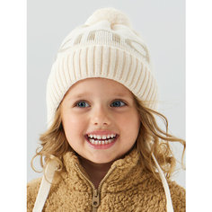 Шапка Happy Baby для детей, размер 44-48, beige