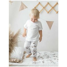 Футболка , размер 128, white Без бренда