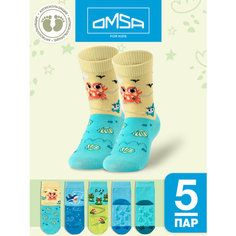 Носки Omsa OMSA Kids Calzino, 5 пар, размер 27/30, , мультиколор
