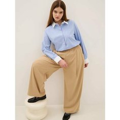 Брюки WANDBSTORE, размер 50, бежевый