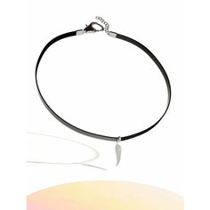 Чокер Caroline Jewelry, длина 30 см, серебряный