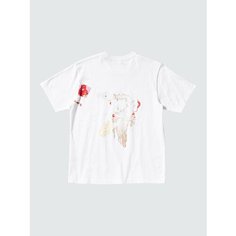 Футболка Uniqlo Final Fantasy, 1 шт., размер XL, белая