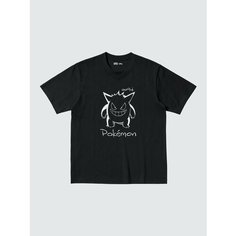 Футболка Uniqlo Pokemon Gengar/ Покемон Генгар, 1 шт., размер M, черный "black is black"