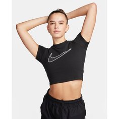 Футболка спортивная NIKE Cropped , размер M, black
