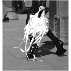 Сумка Dagon, фактура бархатистая, матовая, гладкая, белая