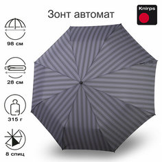 Мини-зонт Knirps, серый, коричневый