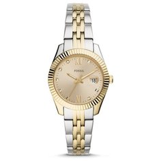 Наручные часы FOSSIL Scarlette, серебристый/золотой