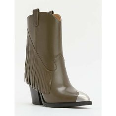 Сапоги TENDANCE, полнота F (EU)/ на среднюю стопу, размер 37, серый, зеленый