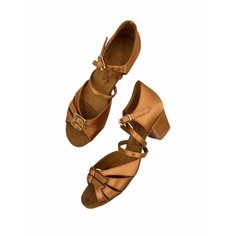 Туфли для танцев Dancemaster, размер 225, коричневый