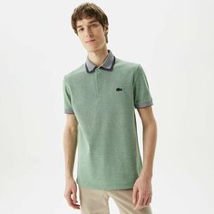 Поло LACOSTE, размер T4, зелёный