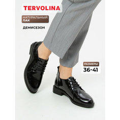 Полуботинки оксфорды TERVOLINA, размер 39, черная