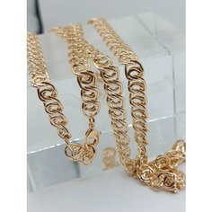 Цепь, длина 60 см, золотистый No Brand