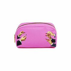 Косметичка Seletti, 23х13х8 см, , розовый