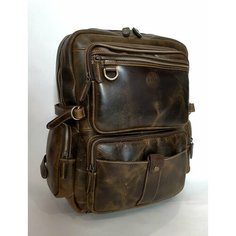 Рюкзак Black Buffalo, фактура гладкая, коричневый
