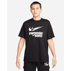 Футболка спортивная NIKE NSW TEE BF GLS, размер S, black/sail