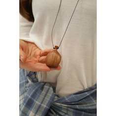 Колье, светло-коричневый Нет бренда