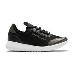 Кроссовки CALVIN KLEIN LACEUP SNEAKER EVA TPU, размер T38, черный/белый