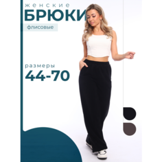 Брюки палаццо , размер 64, черный Co Mode
