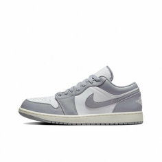 Кроссовки Jordan 1 Low, полнота F (EU)/ на среднюю стопу, размер 13US 12UK 47.5EU 46.5RU 31CM, vintage grey