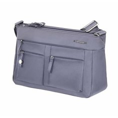 Сумка Samsonite, фактура гладкая, фиолетовый, голубой, синий