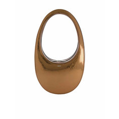 Сумка кросс-боди Coperni Swipe, фактура гладкая, brown