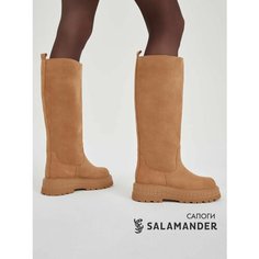 Сапоги Salamander, полнота 4 (RU)/ на узкую и среднюю стопу, размер 40, светло-коричневый