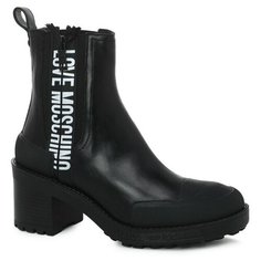 Ботильоны LOVE MOSCHINO, размер 35, чёрный