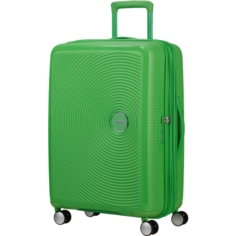 Чемодан American Tourister, 81 л, размер M, зеленый