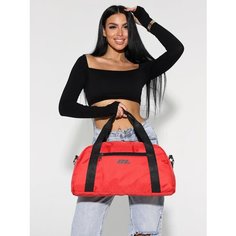 Сумка спортивная Capline, 15 л, 21х22х50 см, ручная кладь, красный