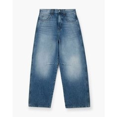 Джинсы багги Gloria Jeans Ready! Steady! Go!, размер 3XS/146 (34-36), синий