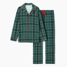 Пижама Kaftan, размер 56, зеленый