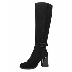 Сапоги Pierre Cardin, полнота G (EU)/ на среднюю и широкую стопу, размер 38, черный