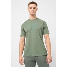 Футболка GUESS Azha CN Over T-shirt, размер L, зеленый G8DT