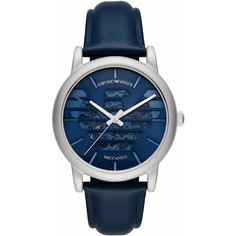Наручные часы EMPORIO ARMANI, серебристый/синий