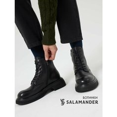 Ботинки тимберленды Salamander, размер 36, черный