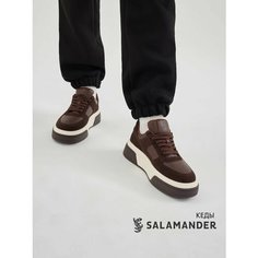 Кроссовки Salamander, полнота 4 (RU)/ на узкую и среднюю стопу, размер 39, темно-коричневый