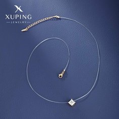 Колье XUPING JEWELRY, циркон, длина 45 см