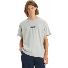 Футболка Levis Men Relaxed Fit Graphic Tee, размер M, серый Levis®