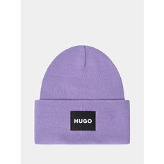 Шапка HUGO для женщин, размер Б/Р, сиреневый