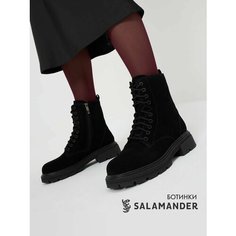 Ботинки тимберленды Salamander, размер 39, черный
