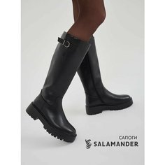 Сапоги Salamander, полнота 4 (RU)/ на узкую и среднюю стопу, размер 37, черный