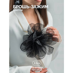 Брошь, черный Бантами