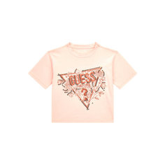 Футболка GUESS, размер 14 лет, розовый