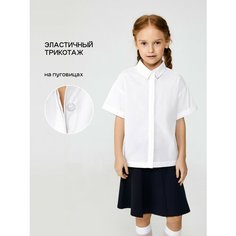 Школьная блуза Acoola, размер 128, белый