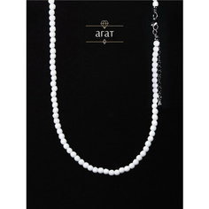 Чокер BL Jewelry, раухтопаз, гематит, агат, длина 40 см, белый