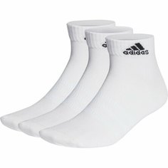 Носки adidas Thin and Light Ankle Socks 3 Pairs, комплект, 3 пары, размер XL, белый