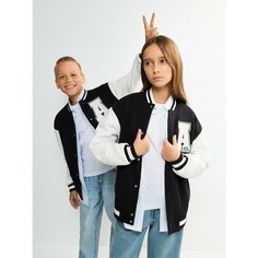 Бомбер Acoola, размер 122, черно-белый